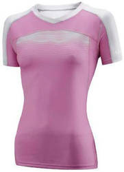 Koszulka rowerowa LIV PASSION różowo-szara