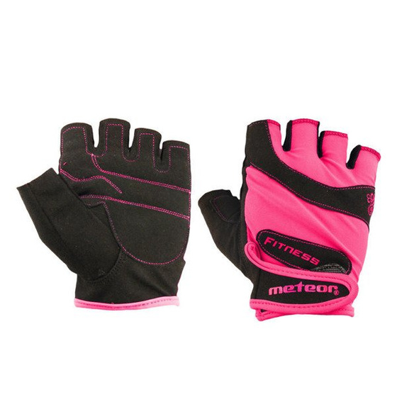 Rękawice kulturystyczne Meteor Grip Lady Pink