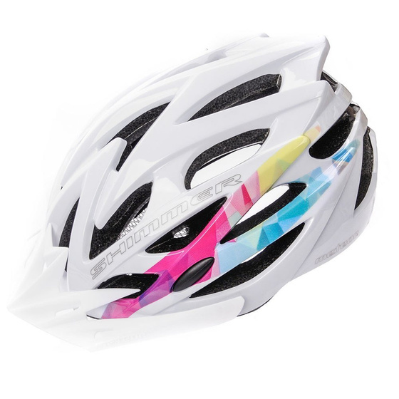 Kask rowerowy METEOR SHIMMER biały