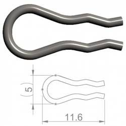 Spinka HBP56 stal do śrub klocków hamulców