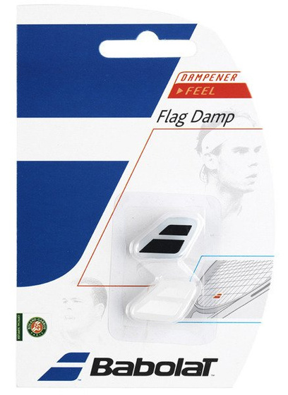 Vibrastopy Babolat Flag Damp x2 czarno/biały