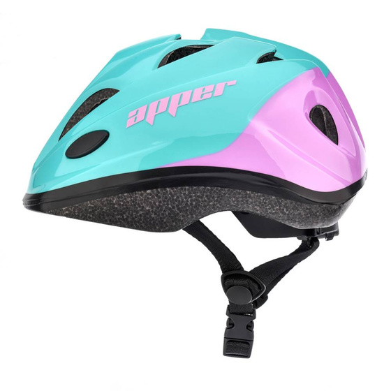 KASK ROWEROWY DZIECIĘCY METEOR KS07 apper mięt/róż