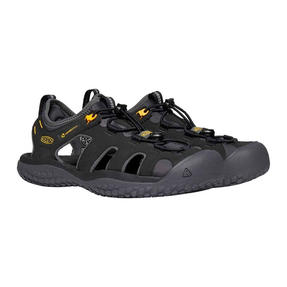 Sandały męskie KEEN SOLR SANDAL black/gold