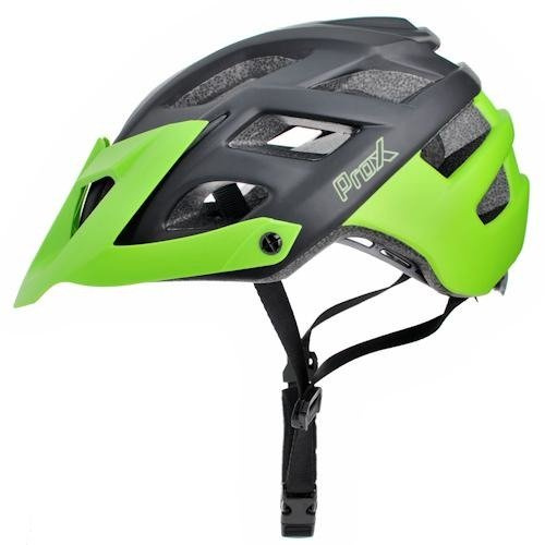 Kask rowerowy uniwersalny MTB PROX THOR czarno-zielony