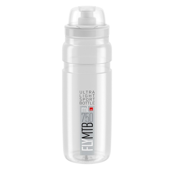 Bidon ELITE Fly MTB Clear Szary 750 ml