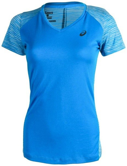 Damska koszulka  ASICS FUZEX V-NECK SS TOP (8012) 