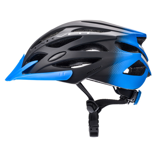 KASK ROWEROWY METEOR MARVEN 2 REGULOWANY czarny/niebieski