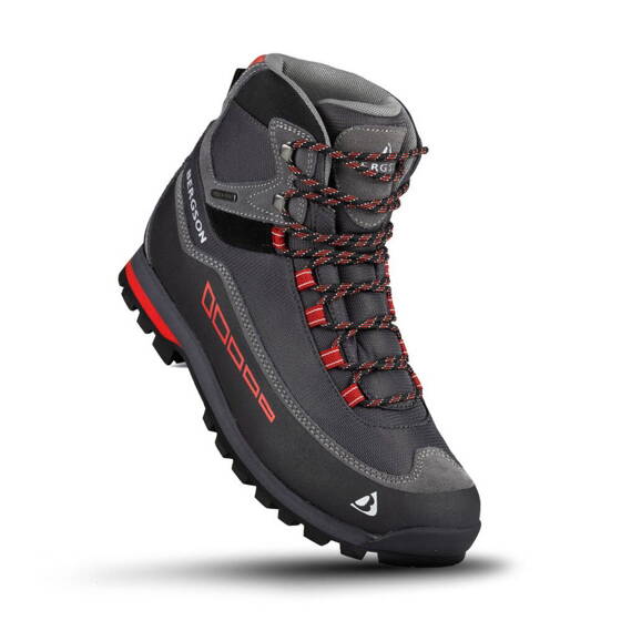 Buty Damskie BERGSON KINYETTI Mid STX Dark Grey/Red