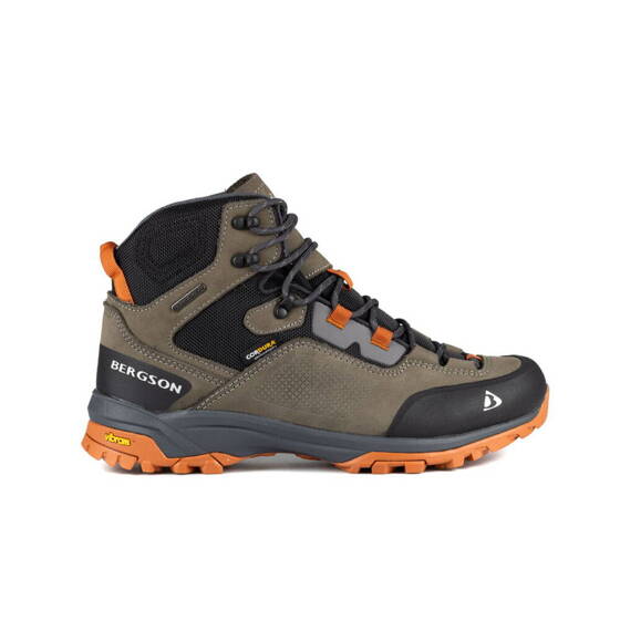 Buty trekkingowe męskie BERGSON MOKO MID khaki/orange