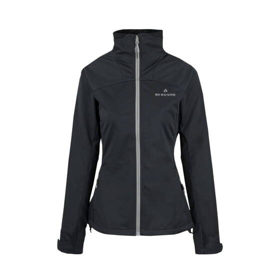 Kurtka Softshell BERGSON CONTEXT SS Damska Black