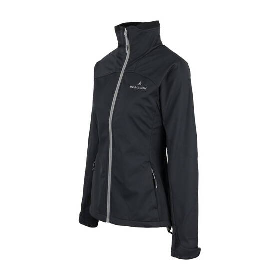 Kurtka Softshell BERGSON CONTEXT SS Damska Black