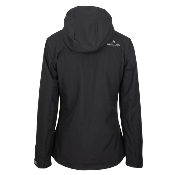 Kurtka damska Softshell BERGSON ELIAS SS Black