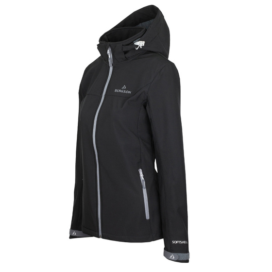 Kurtka damska Softshell BERGSON ELIAS SS Black