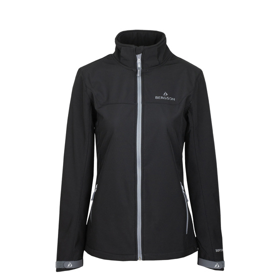 Kurtka damska Softshell BERGSON ELIAS SS Black