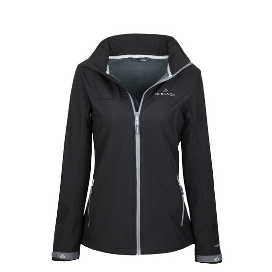 Kurtka damska Softshell BERGSON ELIAS SS Black