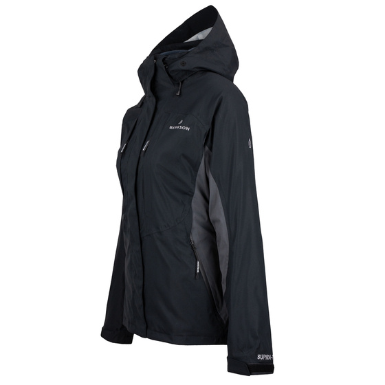 Kurtka damska Softshell BERGSON FLASHBACK 3in1 STX Black 