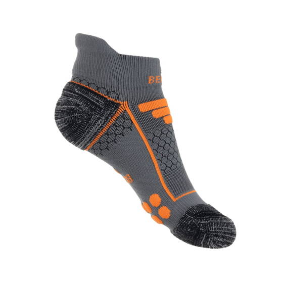 Skarpety Trail Runningowe  BERGSON TRAIL RUNNER Grey/Orange